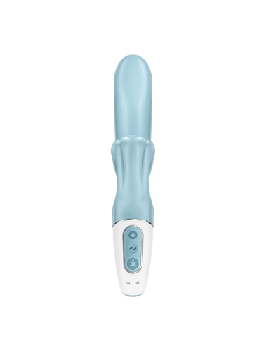 SATISFYER - LOVE ME VIBRADOR RABBIT AZUL