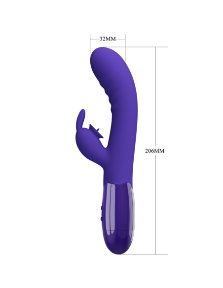 PRETTY LOVE - CERBERUS YOUTH Vibrador Conejito Violeta | SexPlace.MX