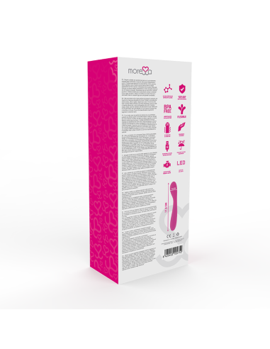 MORESSA Druso - Masajeador Duo Punto G y Suero Pelvico Premium Recargable en Silicona