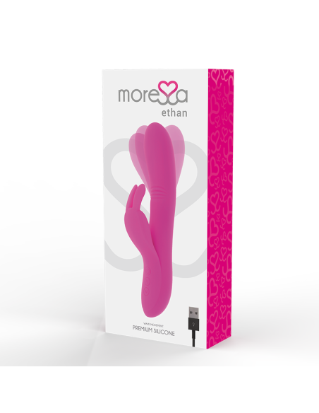 MORESSA Ethan: Vibrador Silicona Premium con Efecto Wave y Potente Estimulación del Punto G y Clítoris