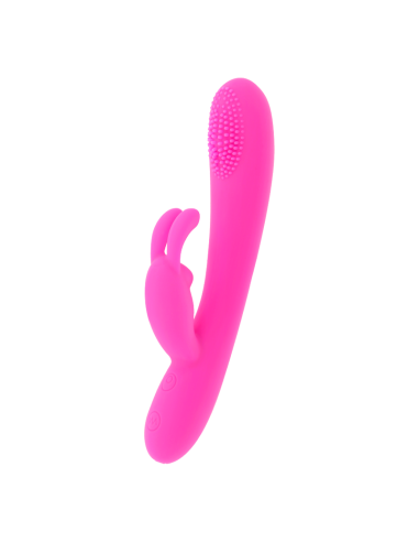 MORESSA Gino - Vibrador Masajeador Vaginal Premium de Silicona Recargable con 7 Modos de Vibración y Sistema Tickling
