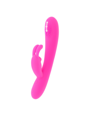 MORESSA Gino - Vibrador Masajeador Vaginal Premium de Silicona Recargable con 7 Modos de Vibración y Sistema Tickling