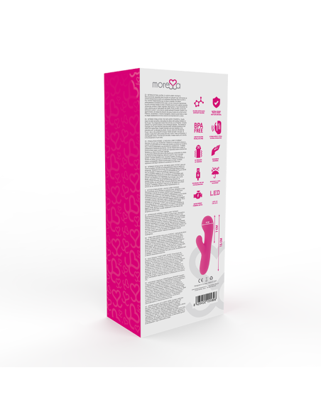 MORESSA - Jerry Clip: Vibrador Punto G y Clítoris Premium Silicona Recargable con 30 Modos de Vibración