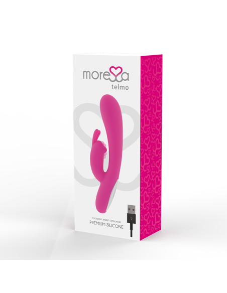 MORESSA Telmo: Vibrador Clitorial Premium de Silicona Recargable - Placer Inigualable y Ergonomía Perfecta