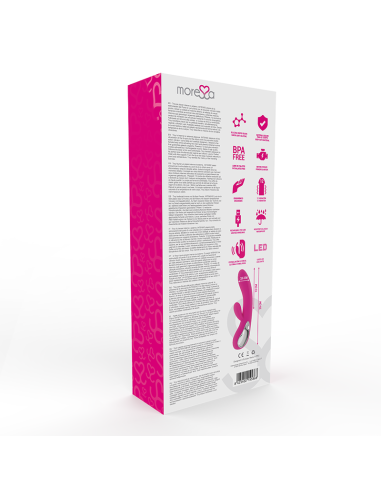 MORESSA - TROY Masajeador Punto G y Clítoris Premium Silicona Recargable | 12 Modos de Vibración y Placer Inigualable
