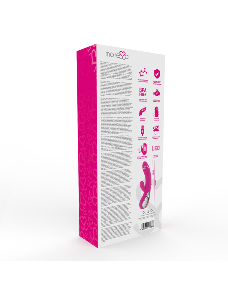 MORESSA - TROY Masajeador Punto G y Clítoris Premium Silicona Recargable | 12 Modos de Vibración y Placer Inigualable