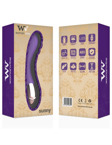 WOMANVIBE Sunny - Vibrador G-Spot Recargable de Silicona Elegante | 10 Modos de Vibración