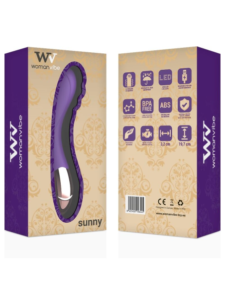 WOMANVIBE Sunny - Vibrador G-Spot Recargable de Silicona Elegante | 10 Modos de Vibración