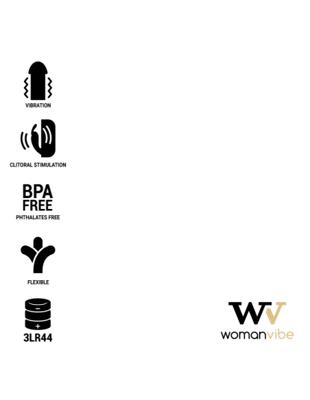 Womanvibe Vanix - Vibrador Estimulador de Silicona para Placer Unisex | 1 Año de Garantía