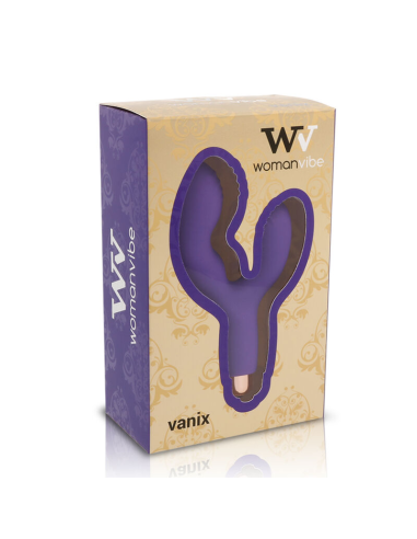 Womanvibe Vanix - Vibrador Estimulador de Silicona para Placer Unisex | 1 Año de Garantía