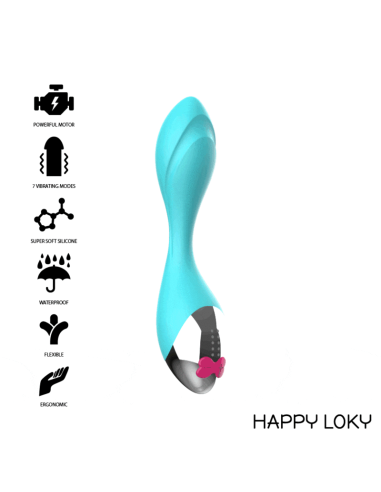 HAPPY LOKY Mini Fun Vibrador - Estimulación Silenciosa y Potente para el Punto G