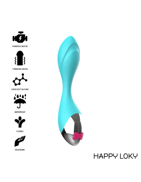 HAPPY LOKY Mini Fun Vibrador - Estimulación Silenciosa y Potente para el Punto G
