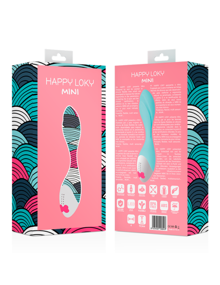 HAPPY LOKY Mini Fun Vibrador - Estimulación Silenciosa y Potente para el Punto G