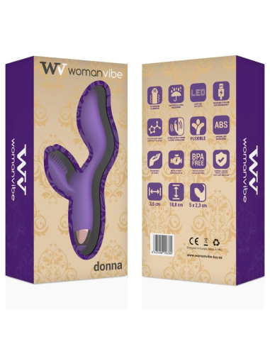 Womanvibe Donna - Vibrador Silicona Recargable | Placer Intenso y Elegante