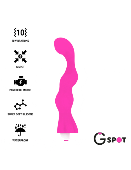 G-SPOT George Vibrador Punto G Rosa Chicle - Placer Intenso y Estimulación Erótica