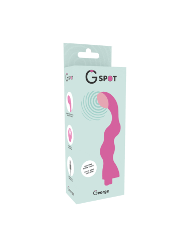 G-SPOT George Vibrador Punto G Rosa Chicle - Placer Intenso y Estimulación Erótica