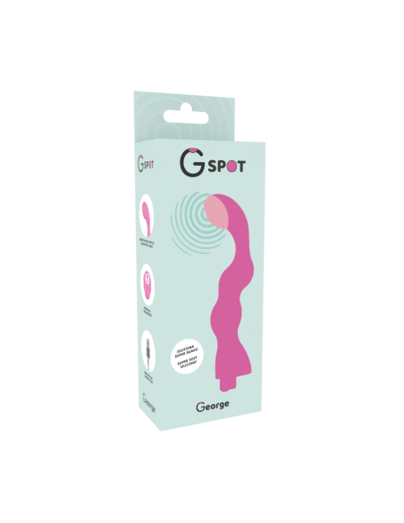 G-SPOT George Vibrador Punto G Rosa Chicle - Placer Intenso y Estimulación Erótica