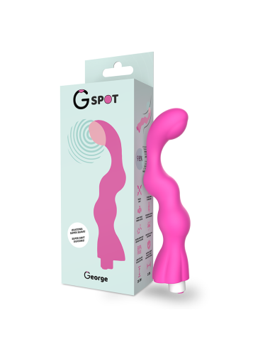 G-SPOT George Vibrador Punto G Rosa Chicle - Placer Intenso y Estimulación Erótica
