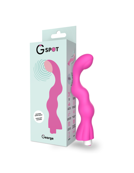 G-SPOT George Vibrador Punto G Rosa Chicle - Placer Intenso y Estimulación Erótica