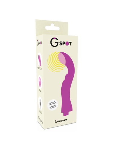 G-SPOT Gregory: Vibrador Violeta para Estimulación del Punto G - Recargable y Silicona Médica