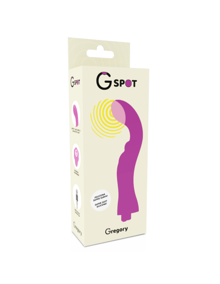 G-SPOT Gregory: Vibrador Violeta para Estimulación del Punto G - Recargable y Silicona Médica