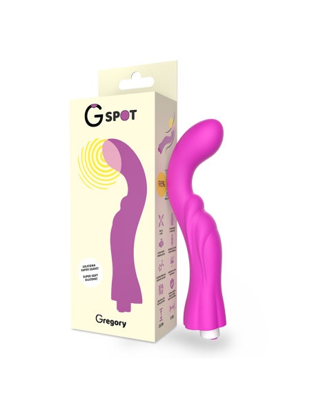 G-SPOT Gregory: Vibrador Violeta para Estimulación del Punto G - Recargable y Silicona Médica