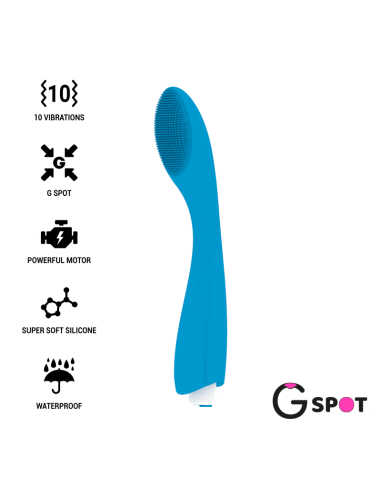 G-SPOT Gylbert Vibrador Azul Turquesa - Estimulación Perfecta del Punto G Recargable