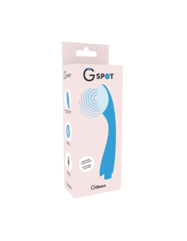 G-SPOT Gylbert Vibrador Azul Turquesa - Estimulación Perfecta del Punto G Recargable