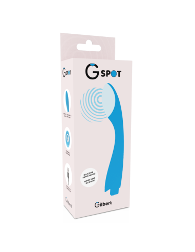 G-SPOT Gylbert Vibrador Azul Turquesa - Estimulación Perfecta del Punto G Recargable
