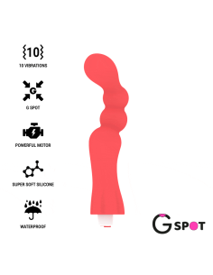G-SPOT -  GOHAN Vibrador Punto G Light Red | SexPlace.MX