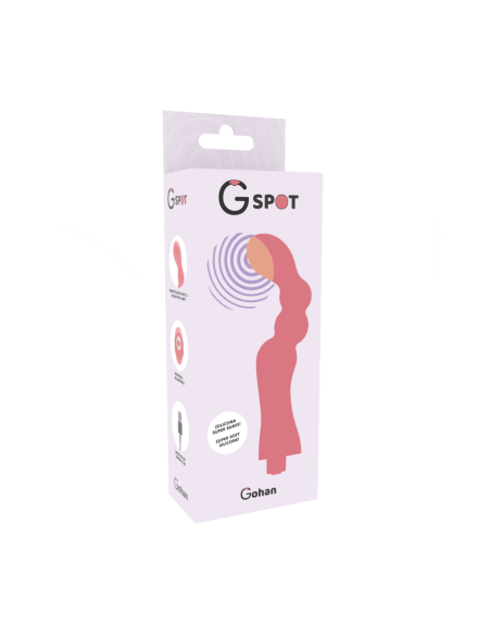 G-SPOT -  GOHAN Vibrador Punto G Light Red | SexPlace.MX