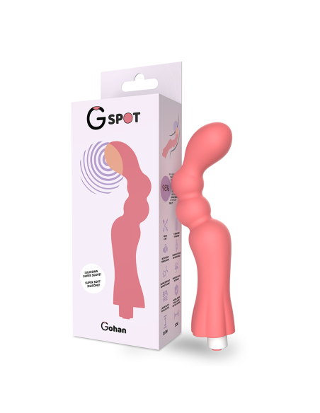 G-SPOT -  GOHAN Vibrador Punto G Light Red | SexPlace.MX