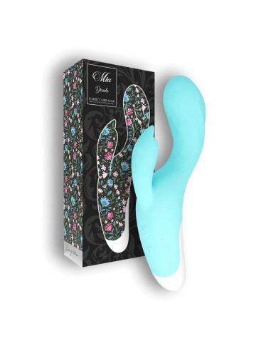 MIA Dresde Vibrador Azul Turquesa: Placer Intenso para el Punto G y Clítoris - Compacto, Impermeable y Silicona Médica