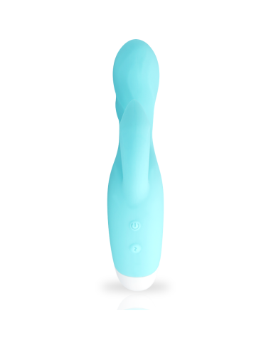 MIA Dresde Vibrador Azul Turquesa: Placer Intenso para el Punto G y Clítoris - Compacto, Impermeable y Silicona Médica