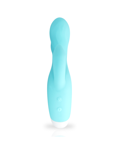 MIA Dresde Vibrador Azul Turquesa: Placer Intenso para el Punto G y Clítoris - Compacto, Impermeable y Silicona Médica