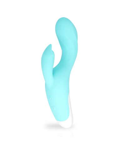 MIA Dresde Vibrador Azul Turquesa: Placer Intenso para el Punto G y Clítoris - Compacto, Impermeable y Silicona Médica