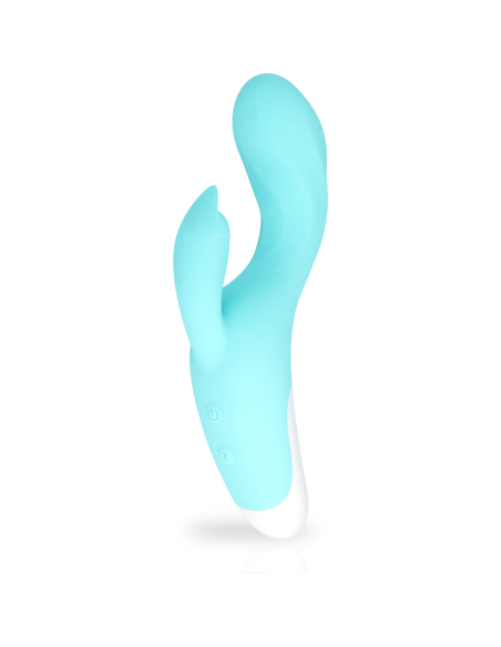 MIA Dresde Vibrador Azul Turquesa: Placer Intenso para el Punto G y Clítoris - Compacto, Impermeable y Silicona Médica