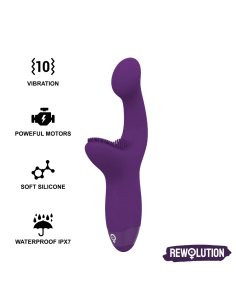 Rewolution - Rewokiss Vibrador Estimulador Punto A: Placer Doble y Potente para Mujeres