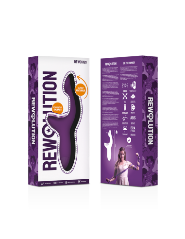 Rewolution - Rewokiss Vibrador Estimulador Punto A: Placer Doble y Potente para Mujeres