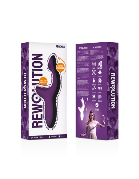 Rewolution - Rewokiss Vibrador Estimulador Punto A: Placer Doble y Potente para Mujeres