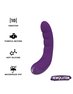 REWOLUTION REWOCURVY: Vibrador Flexible Recargable para Placer Infinito