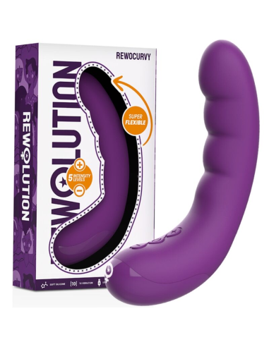 REWOLUTION REWOCURVY: Vibrador Flexible Recargable para Placer Infinito