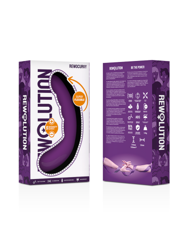 REWOLUTION REWOCURVY: Vibrador Flexible Recargable para Placer Infinito