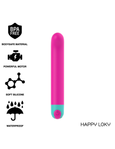 HAPPY LOKY Ariel Vibrador Punto G - Potente Estimulador con 10 Modos de Vibración y Silicona Suave