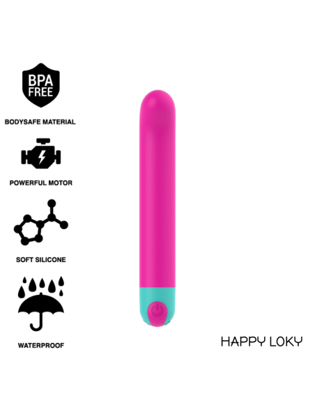 HAPPY LOKY Ariel Vibrador Punto G - Potente Estimulador con 10 Modos de Vibración y Silicona Suave