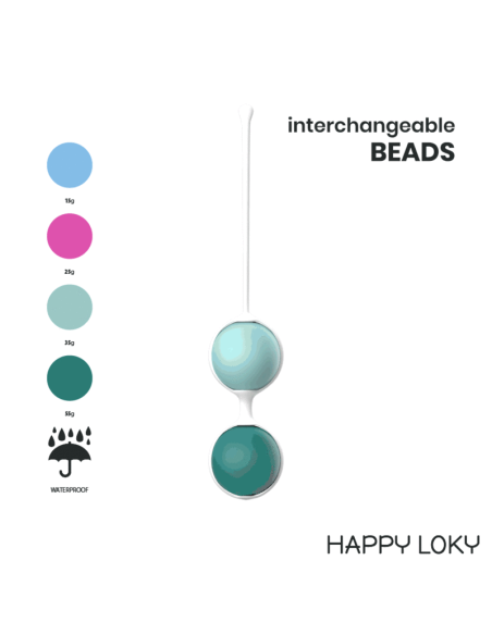 Happy Loky Kegel Beads - Mejora Tu Suelo Pélvico y Eleva Tu Placer Sexual