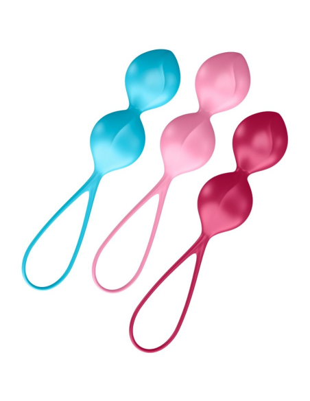 SATISFYER - LOVEBALLS TRAINING SET 2 Bolas Kegel | SexPlace.MX