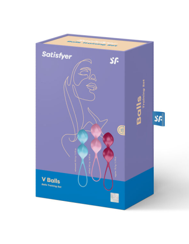 SATISFYER - LOVEBALLS TRAINING SET 2 Bolas Kegel | SexPlace.MX