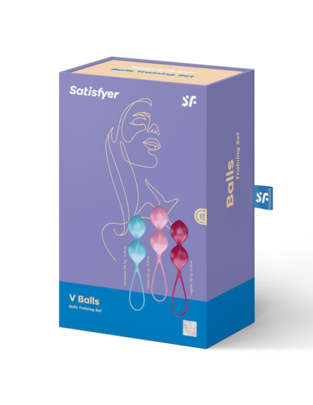 SATISFYER - LOVEBALLS TRAINING SET 2 Bolas Kegel | SexPlace.MX