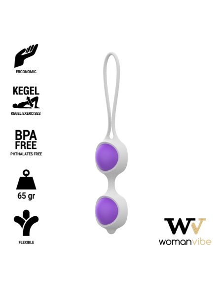 Keisy II Bolas de Silicona - Fortalece tu Suelo Pélvico y Aumenta la Sensación Sexual | WomanVibe